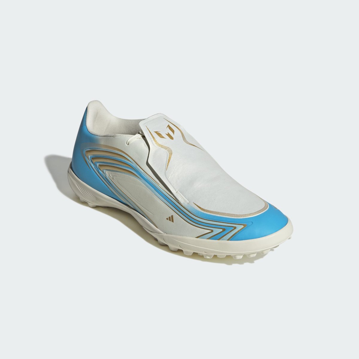 Chaussure De Football F50 Messi League Turf Chaussure De Football F50 Messi League Turf ivory / semi blue burst / icey blue, adidas Performance