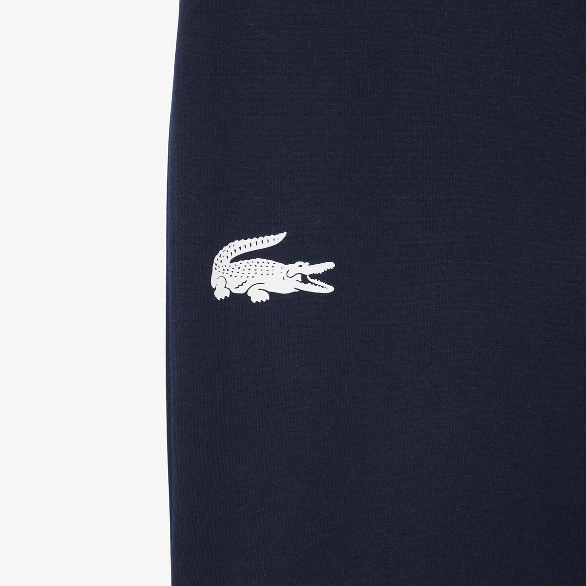 Pantaloncini da casa in felpa navy, LACOSTE