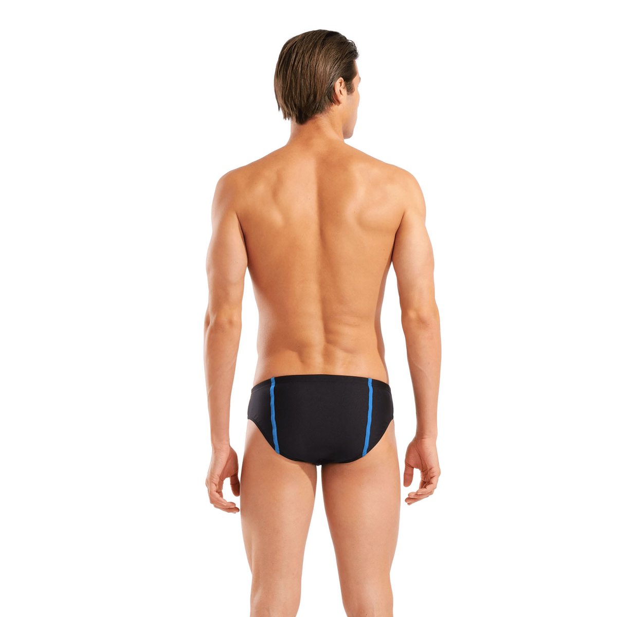 Slip de bain arena Performance Hyperflow Solid pour hommes black-blue cosmo, ARENA