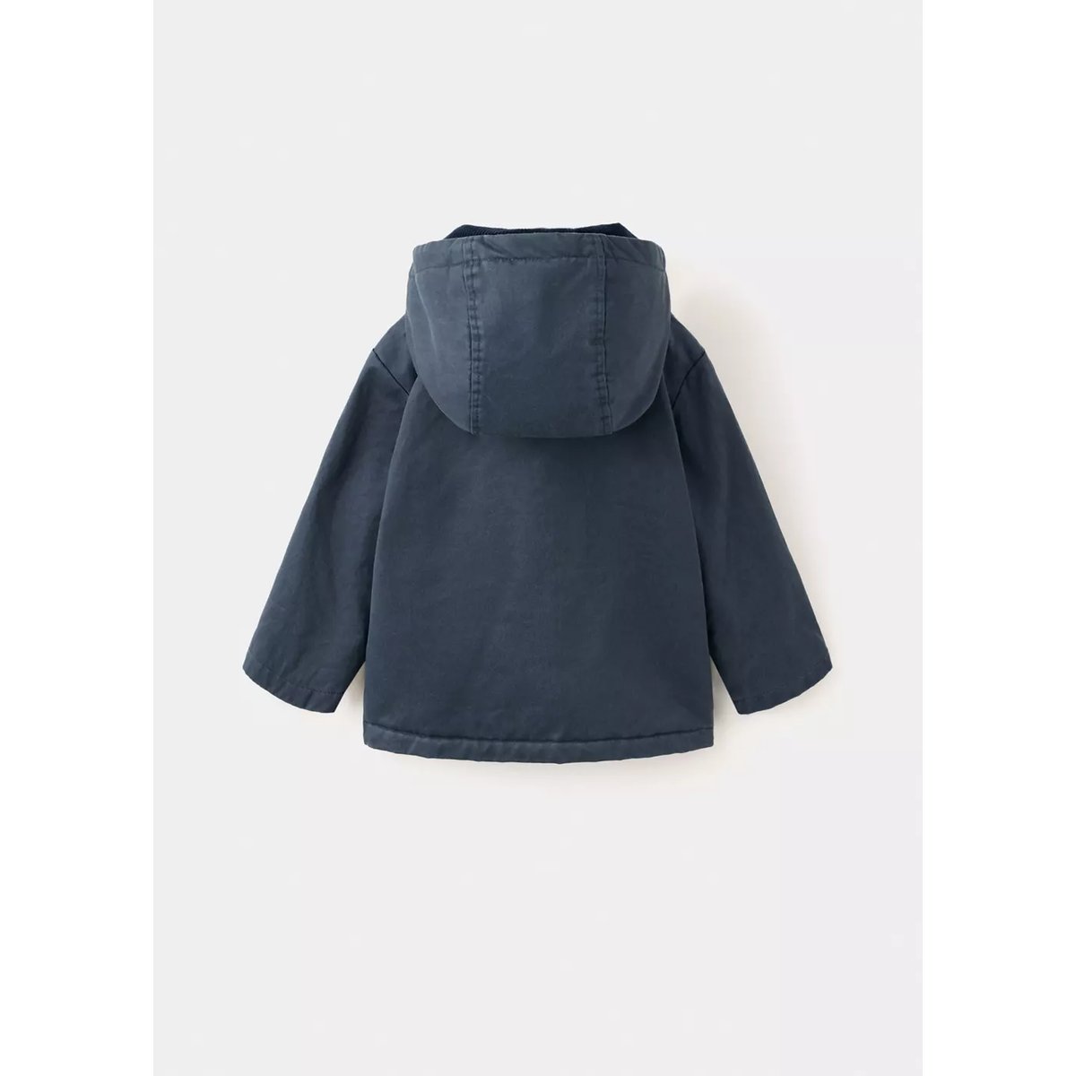 Manteau ciré capuche bleu marine, MANGO BABY