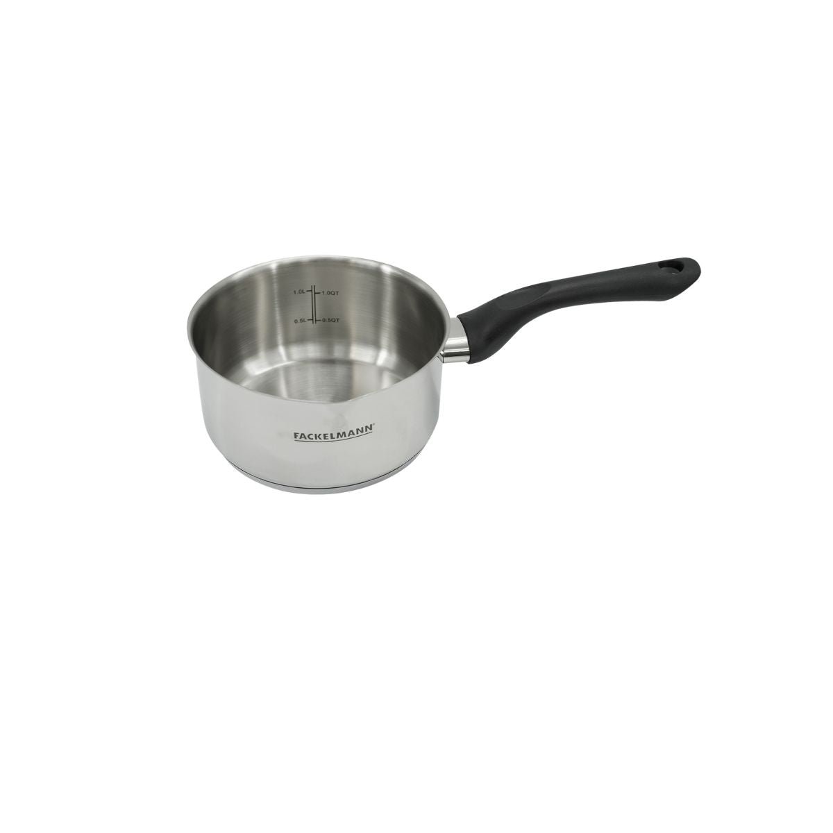 Batterie de cuisine 1 casserole 16cm GENEVA noir,gris, FACKELMANN