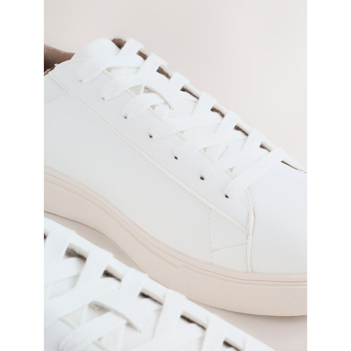 Baskets chic et décontractées longline blanc, NEXT