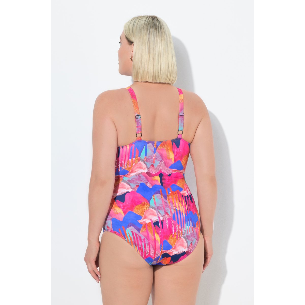 Maillot de bain à bonnets souples rose vif, ULLA POPKEN