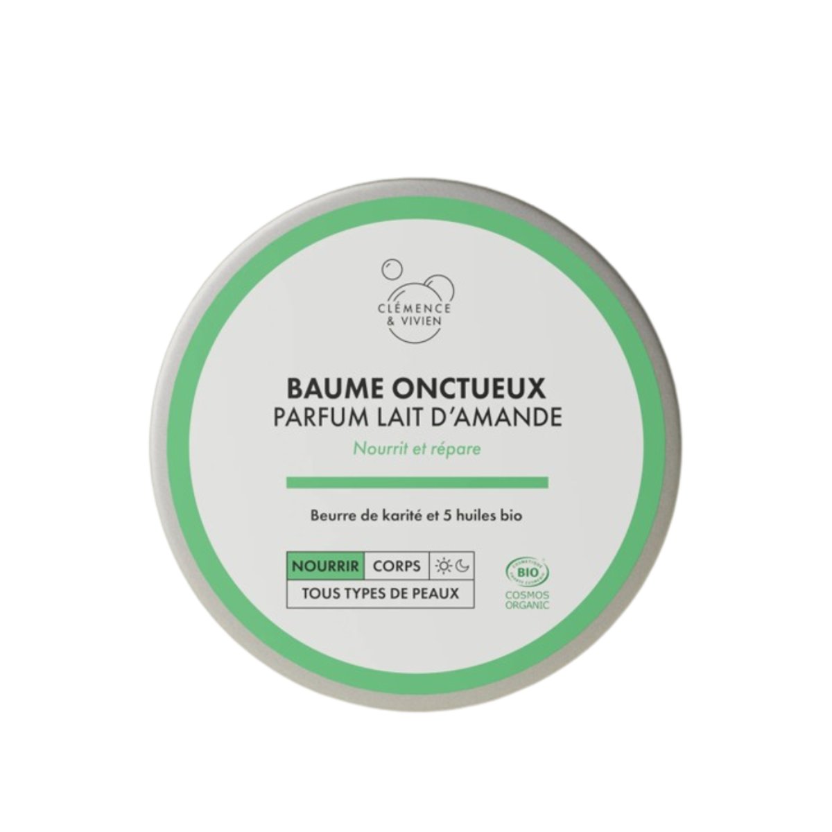 Baume onctueux Parfum Lait d'Amande (150 ml) couleur unique, CLEMENCE ET VIVIEN
