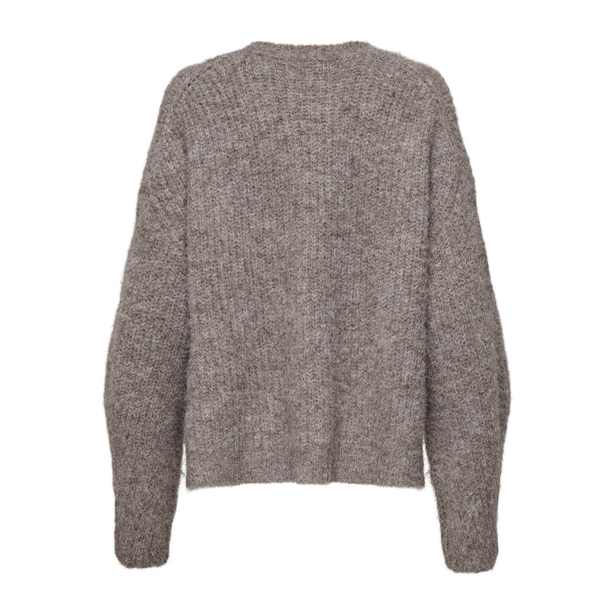 Pull En Maille chocolate brown, ONLY