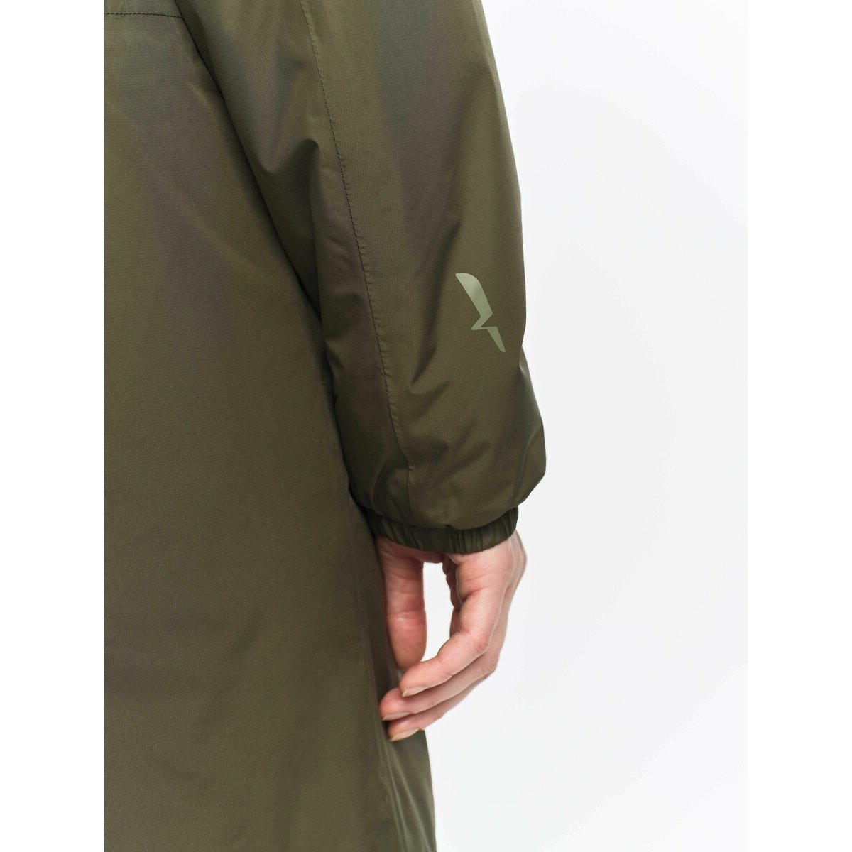 Parka larga impermeable unisex MTD caqui, AIGLE