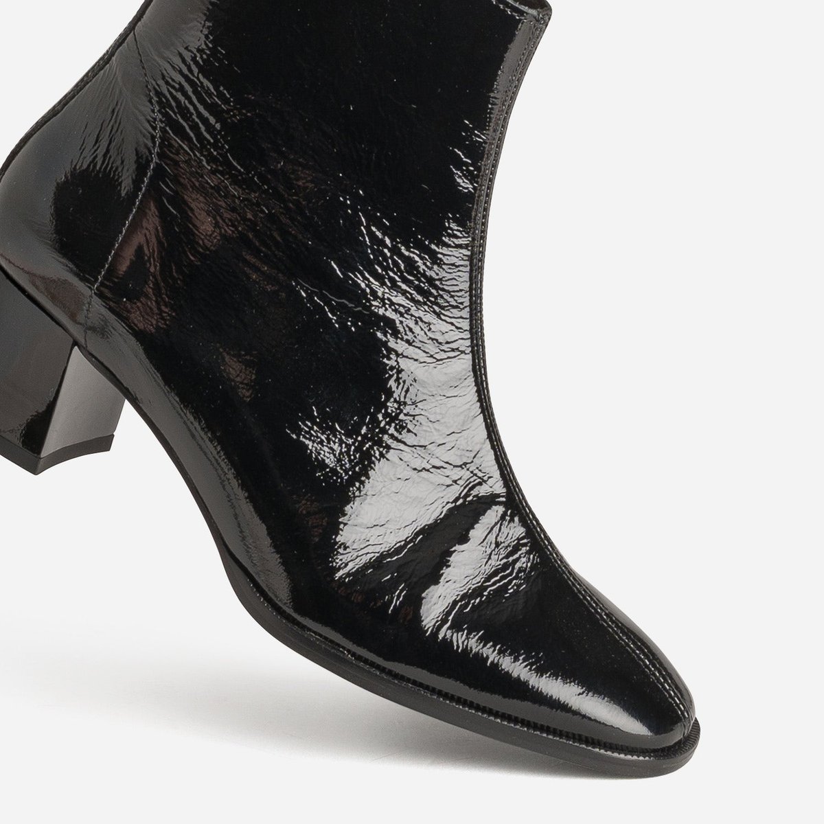 Boots À Talon en cuir SIMOMA noir, ERAM