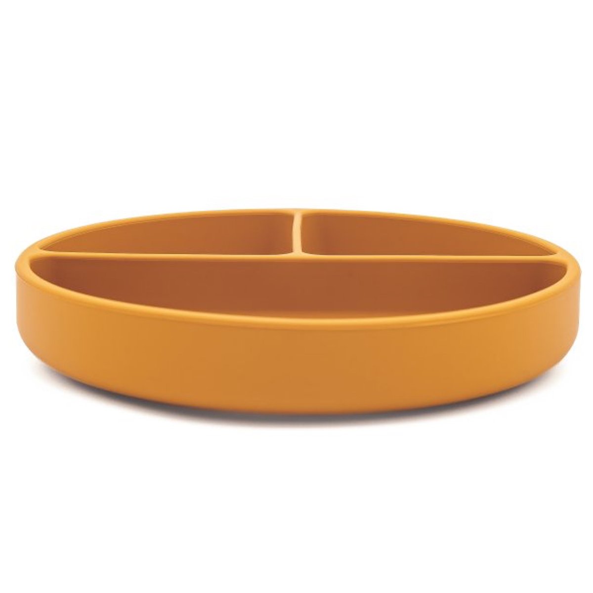 Assiette compartimentée en silicone avec ventouse ANIMAUX ANIMAUX orange, SASSI