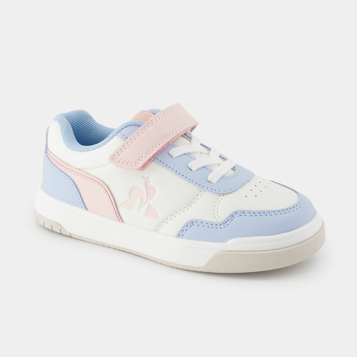 Baskets Court Breaker blanc/bleu/rose, LE COQ SPORTIF