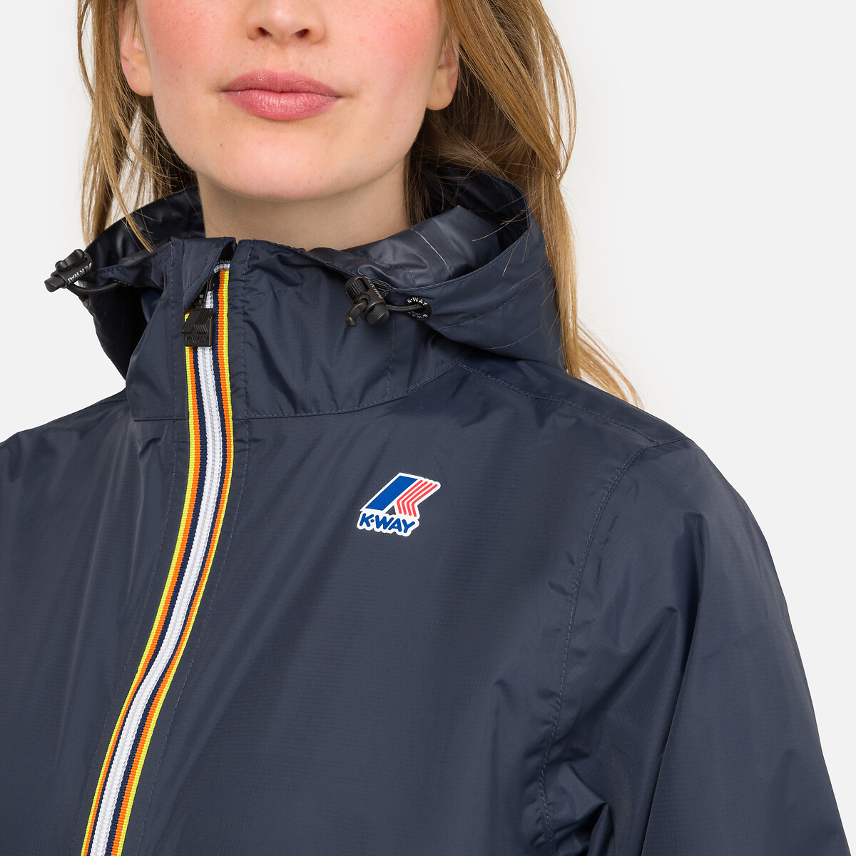 Coupe-vent long unisexe LE VRAI 3.0 EIFFEL marine, K-WAY