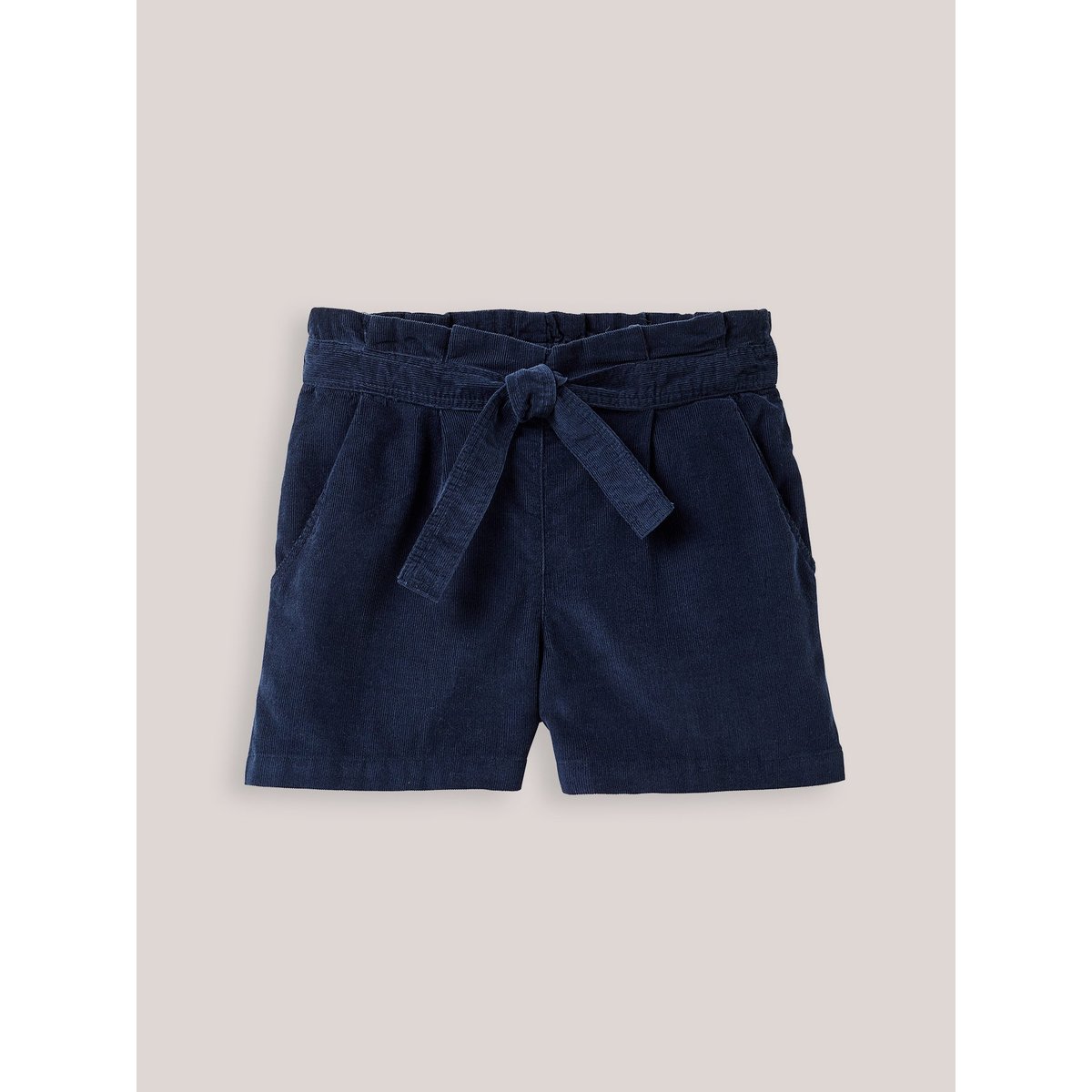 Short paper bag velours marine, CYRILLUS