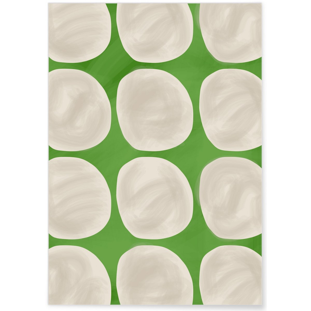 Affiche Cercles blanc, L'AFFICHERIE