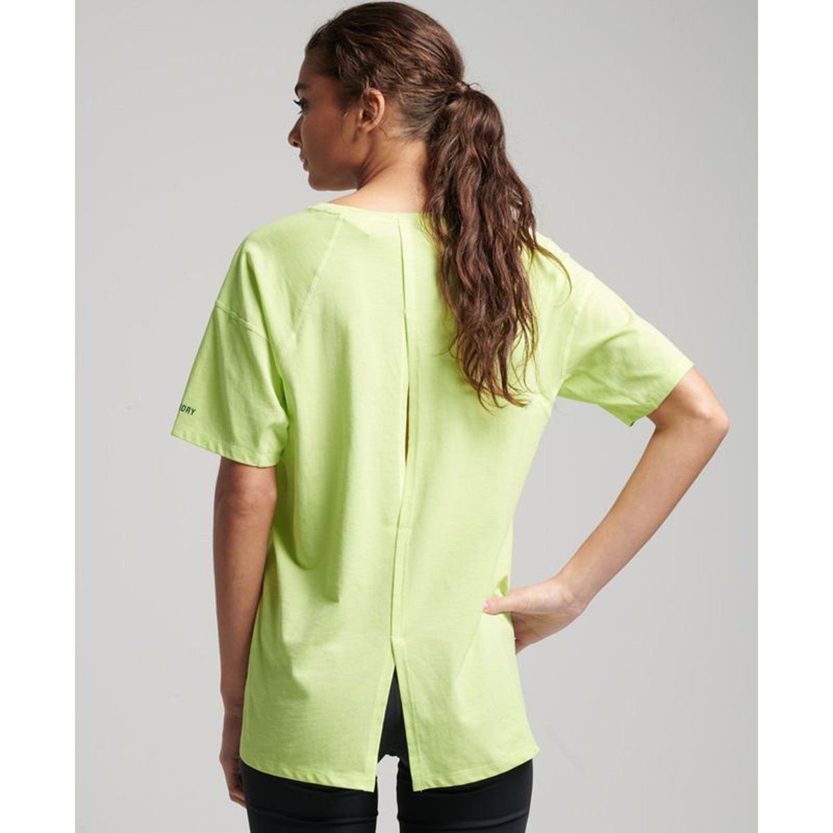 T-shirt à manches courtes Run jaune citron, SUPERDRY