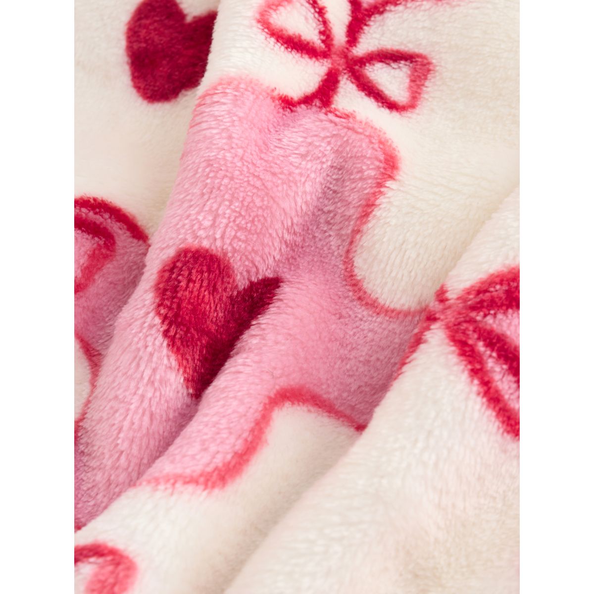 Robe de chambre confortable rose/rouge coeur, NEXT
