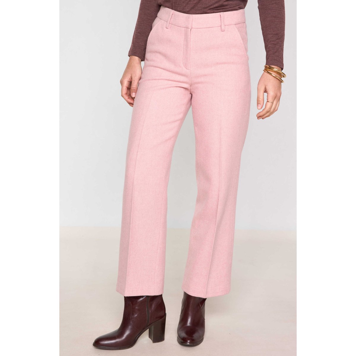 Pantalon large MELINA rose, Maison 123