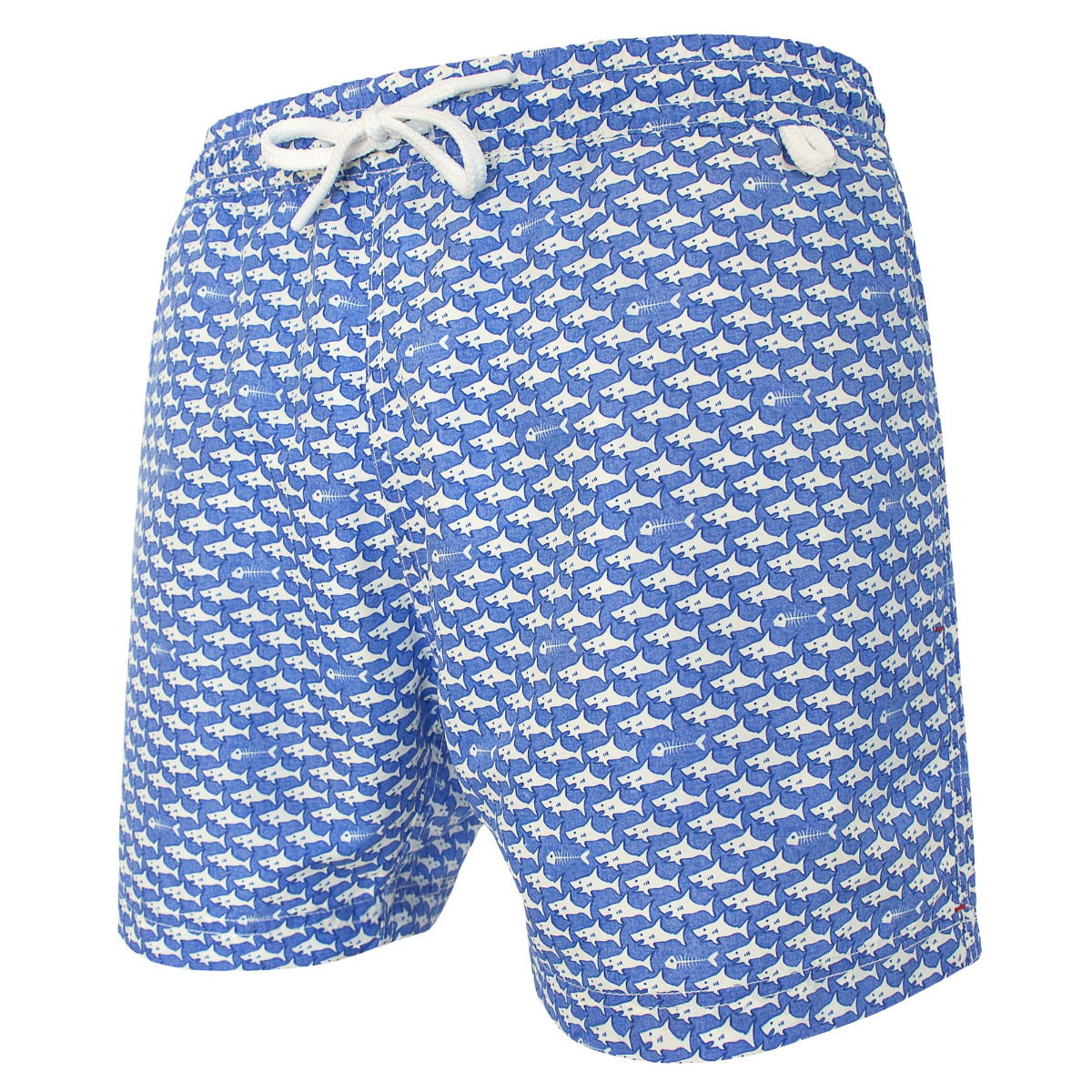 Short de bain MONTAUK 473 Shark bleu, LES LOULOUS DE LA PLAGE