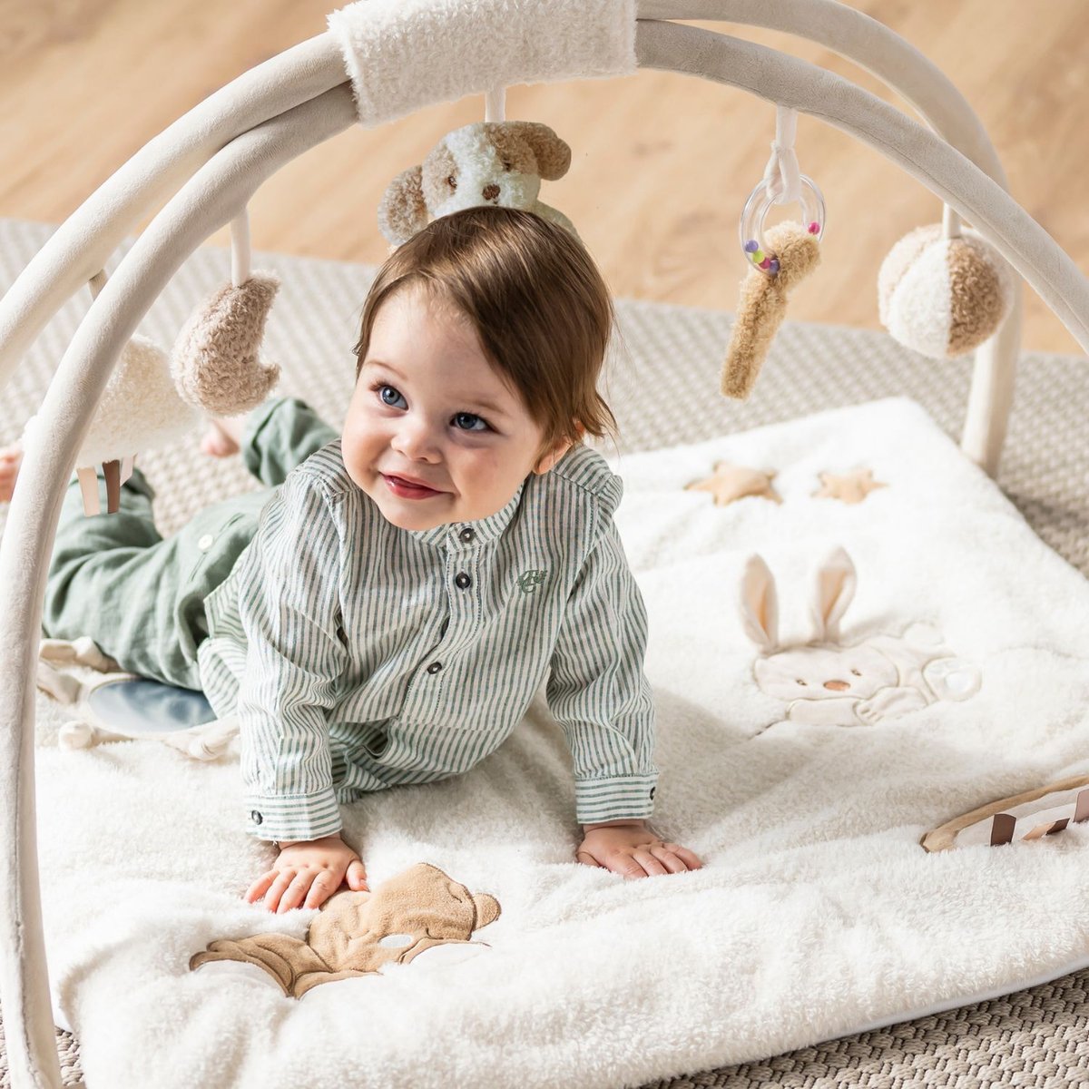 Tapis d'éveil avec arches ecru, beige, NATTOU
