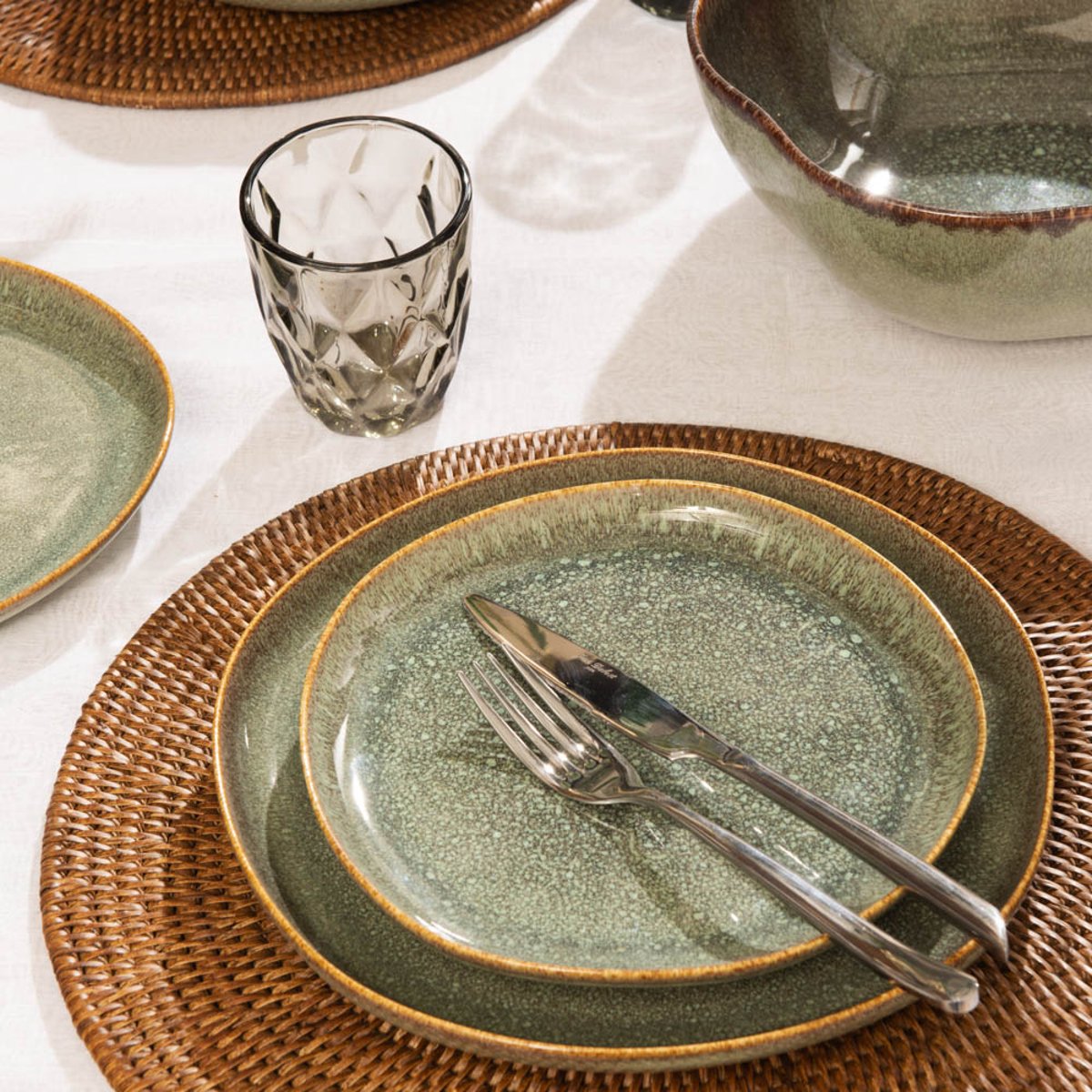 Saladier Silva 26 cm - SILVA vert, TABLE PASSION