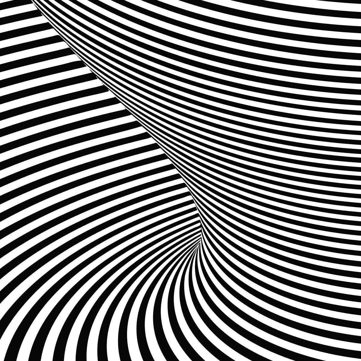 Papier peint optique 3d intissé, HEXOA