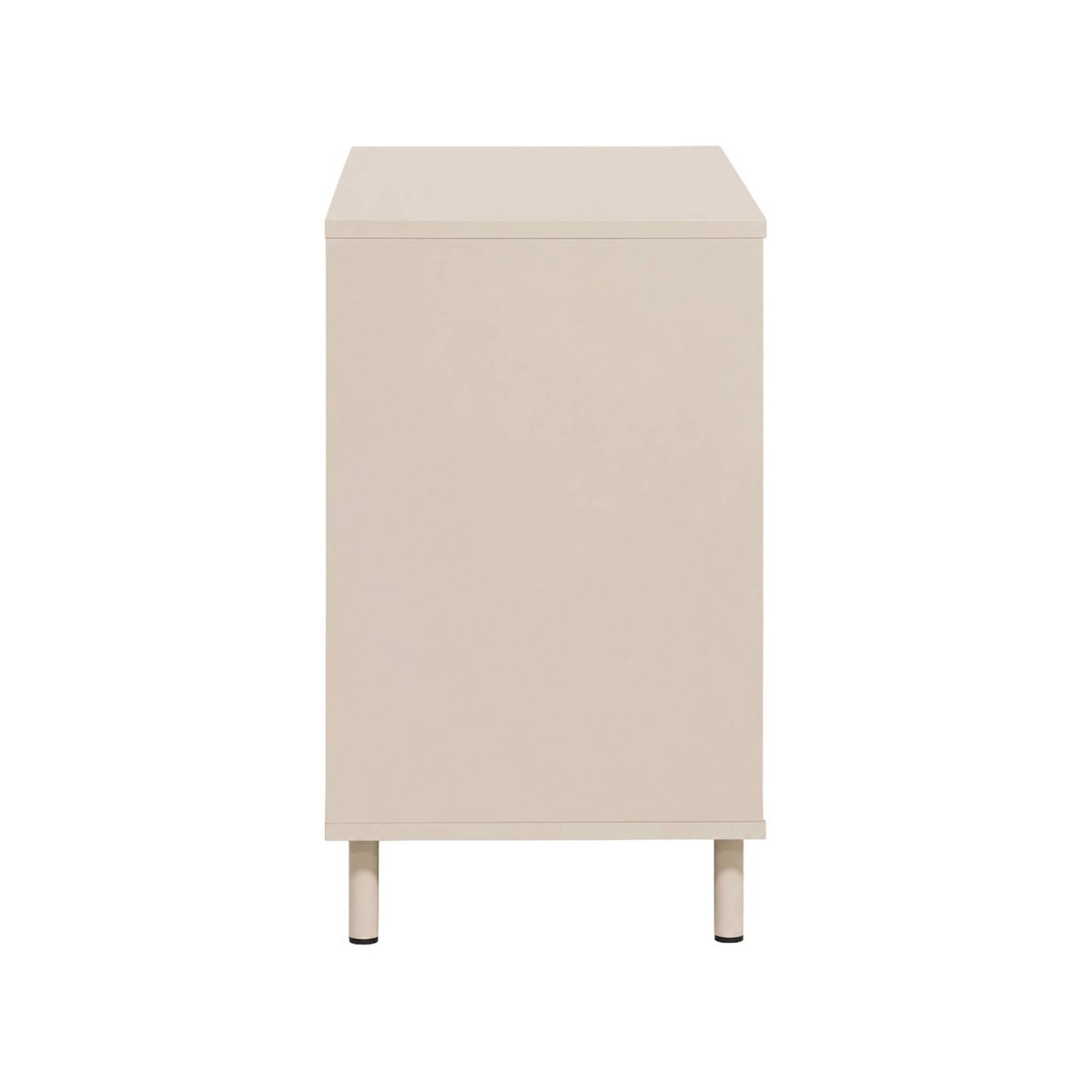 Commode décor bois et métal 3 tiroirs ELLIE beige, SWEEEK