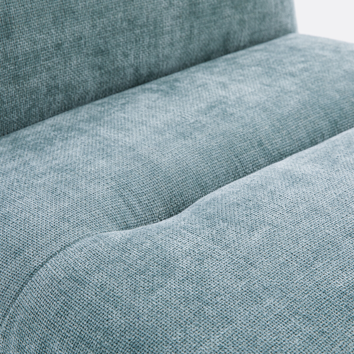 Niedriger gepolsterter Sessel, TALET blau/holz, LA REDOUTE INTERIEURS