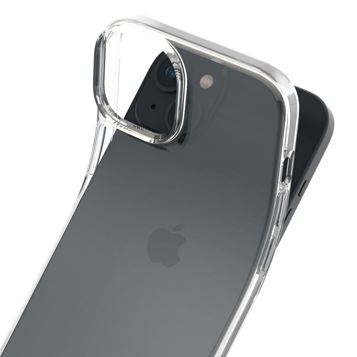 Coque iPhone 15 Plus Souple Made In France couleur unique, ESSENTIEL B