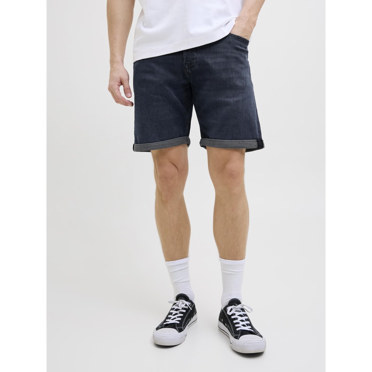 Short Coupe Classique blue denim, JACK & JONES