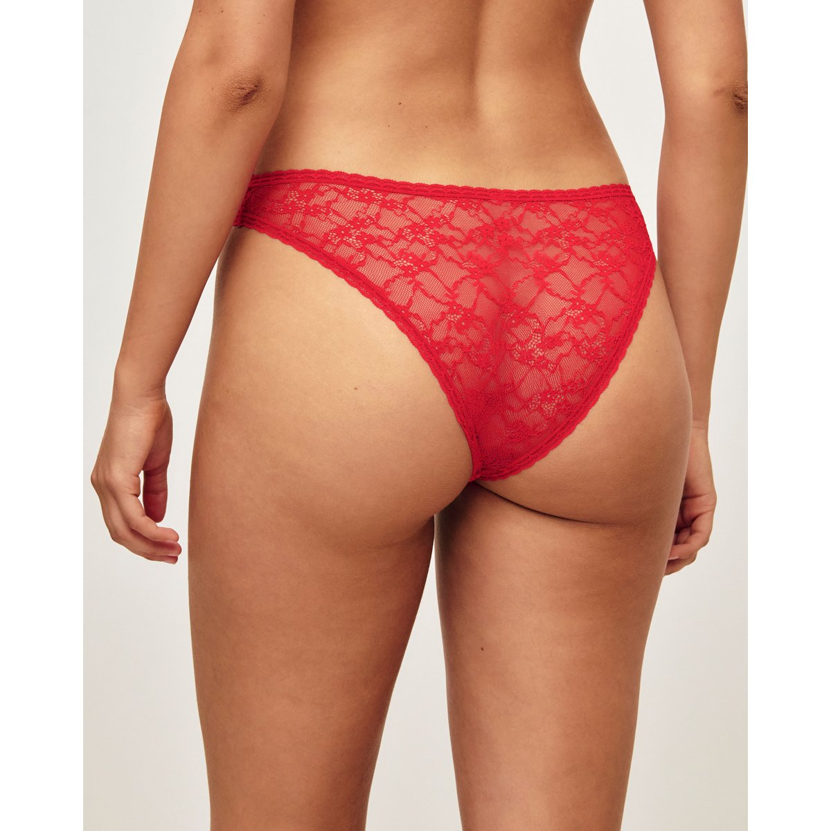 Culotte en dentelle florale avec un petit nœud MIDONIZ rouge, UNDIZ