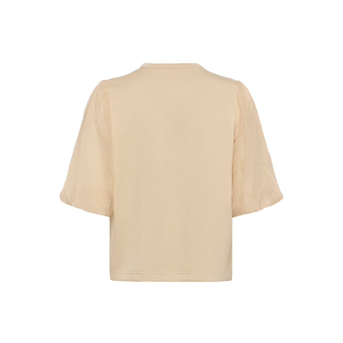 T-shirt beige white pepper, SOAKED IN LUXURY