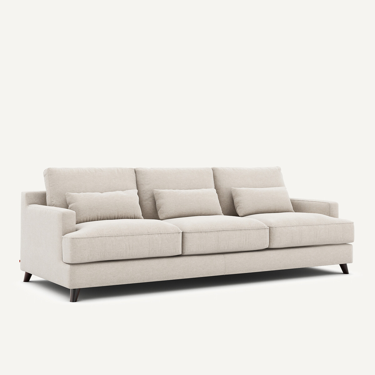 3- oder 4-Sitzer-Sofa, aus meliertem Leinen, ALWINE elfenbein, AM.PM