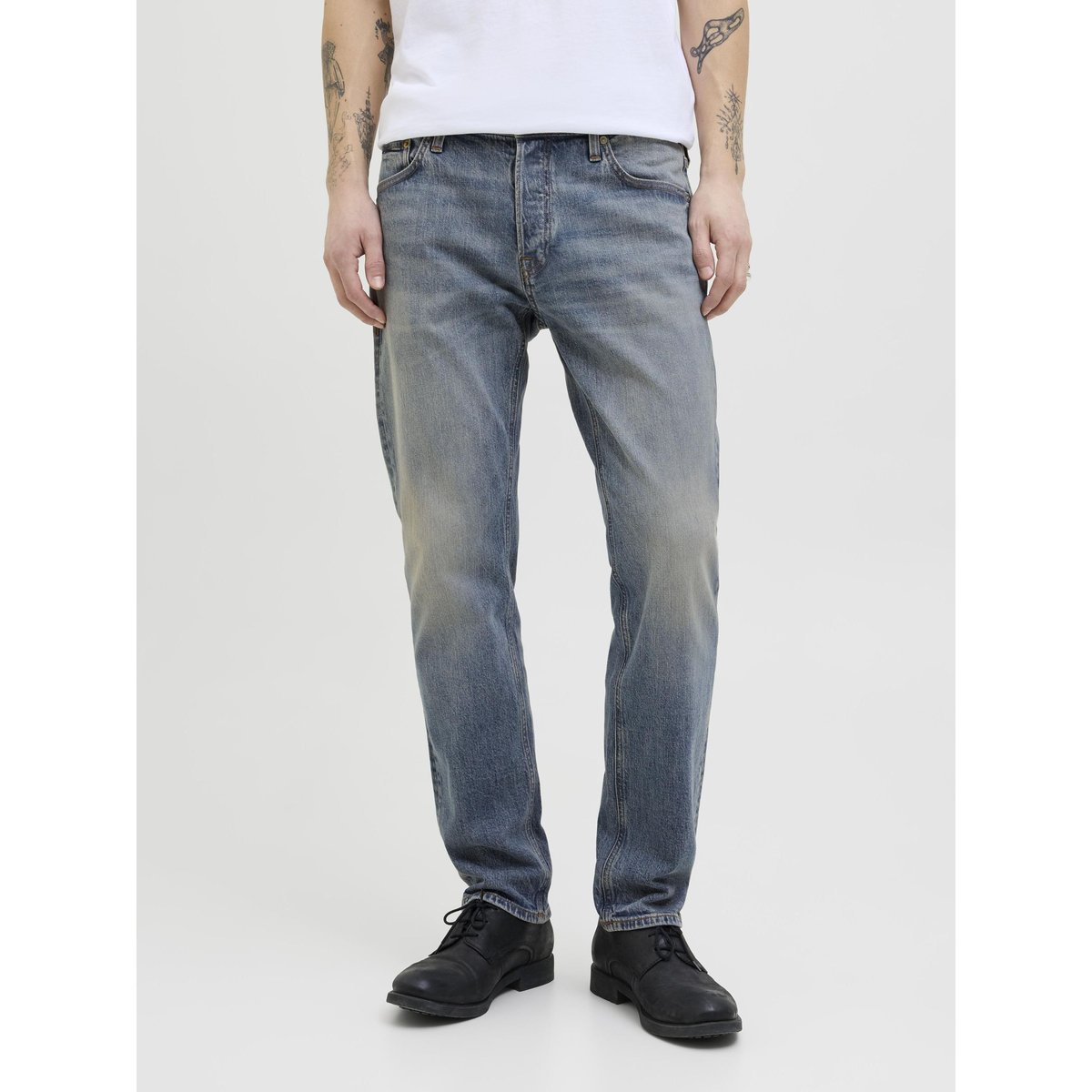 Jean Coupe Tapered blue denim, JACK & JONES