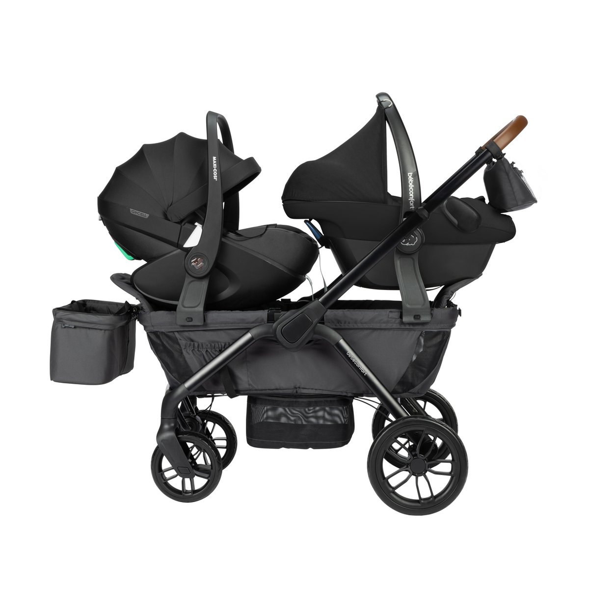 Poussette chariot double Helios graphite minéral, BEBECONFORT