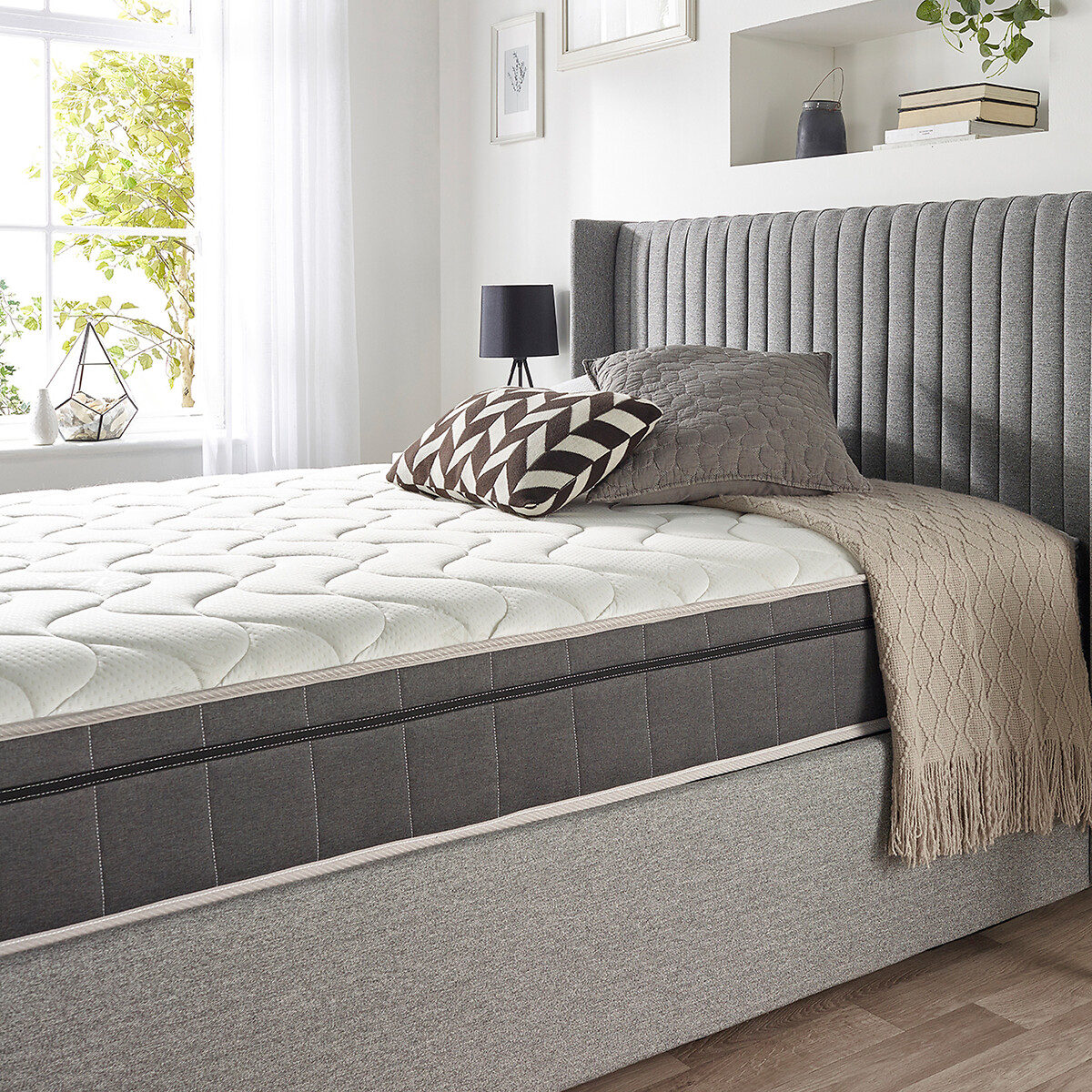 Aspire 1000 Pocket+ Quilted Memory Hybrid Mattress white, ASPIRE