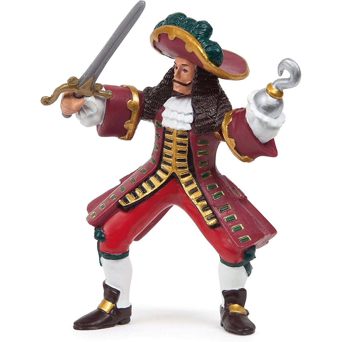 Figurine Capitaine pirate rouge, PAPO