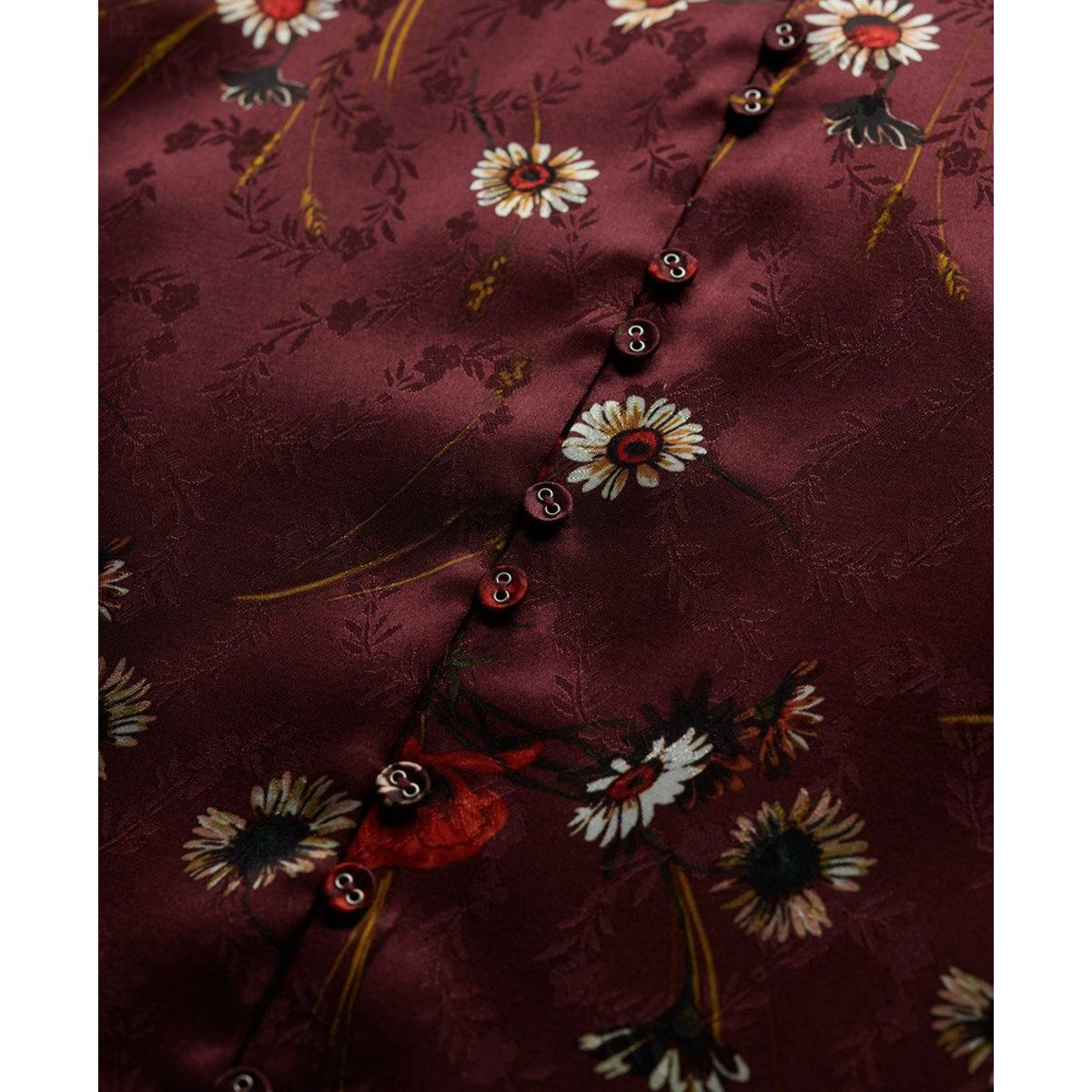 Mini-robe à manches longues jacquard prairie de minuit, SUPERDRY