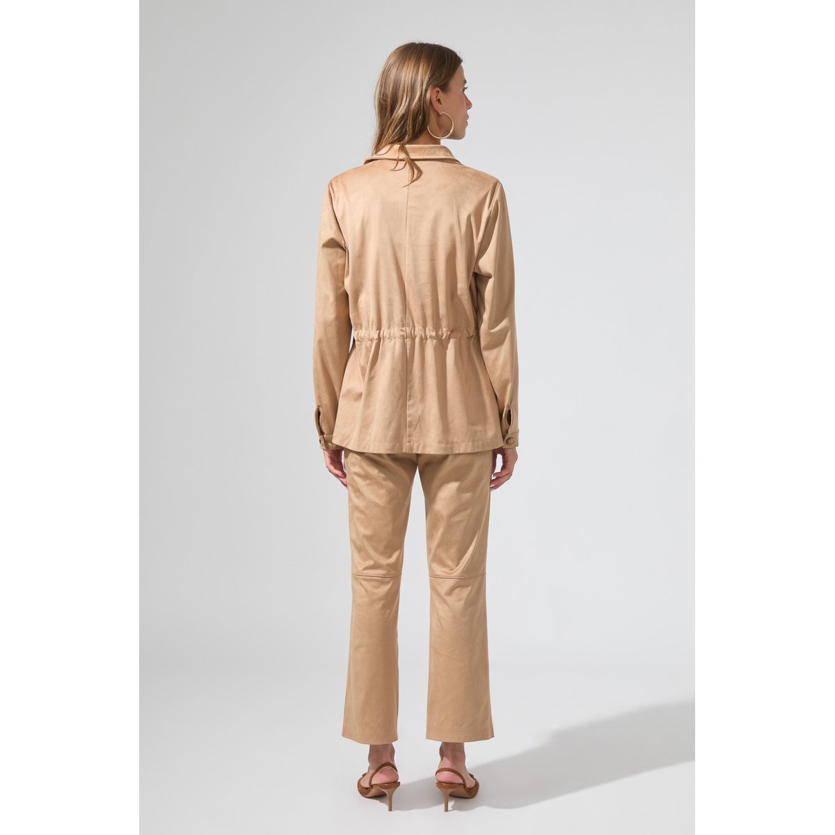 Veste fine boutonnée YEPA beige, BENOA