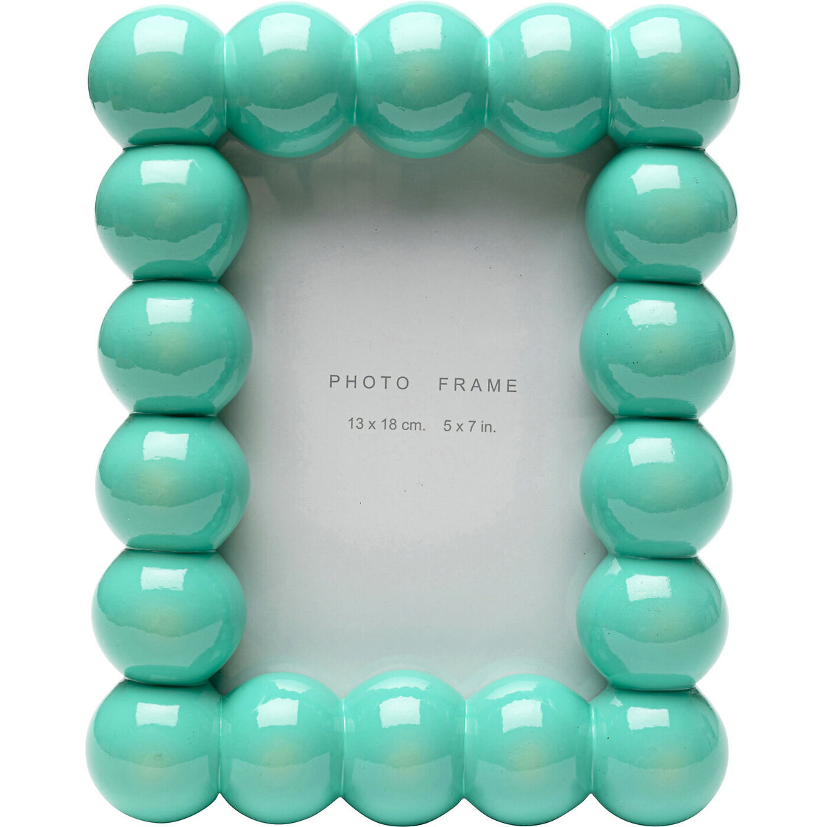 Cadre photo Bubble turquoise 13x18cm vert, KARE DESIGN