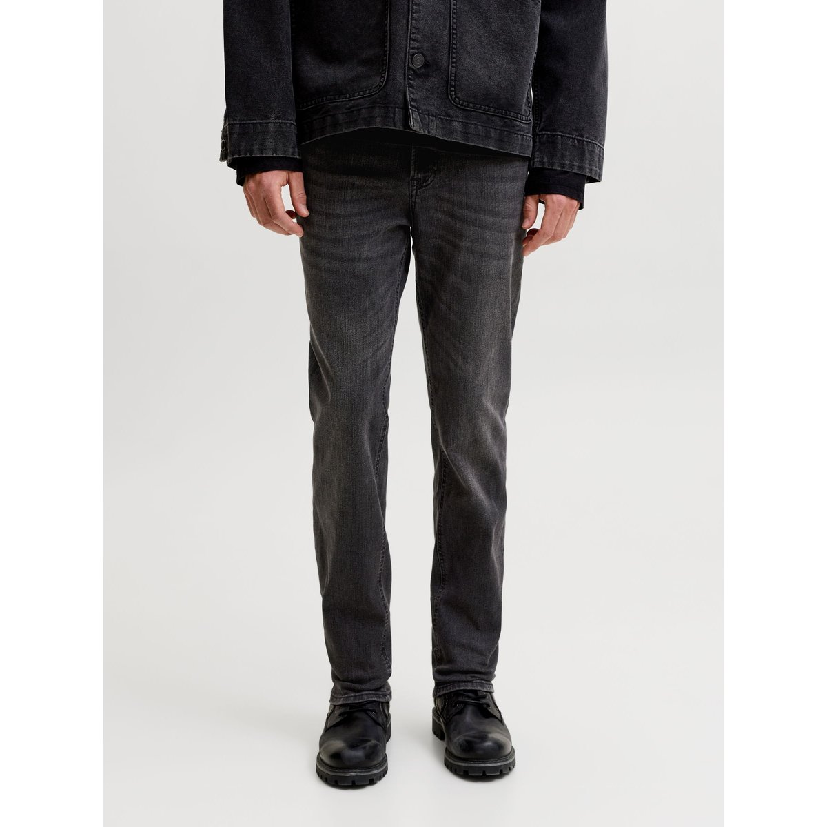 Coupe Regular black denim, JACK & JONES