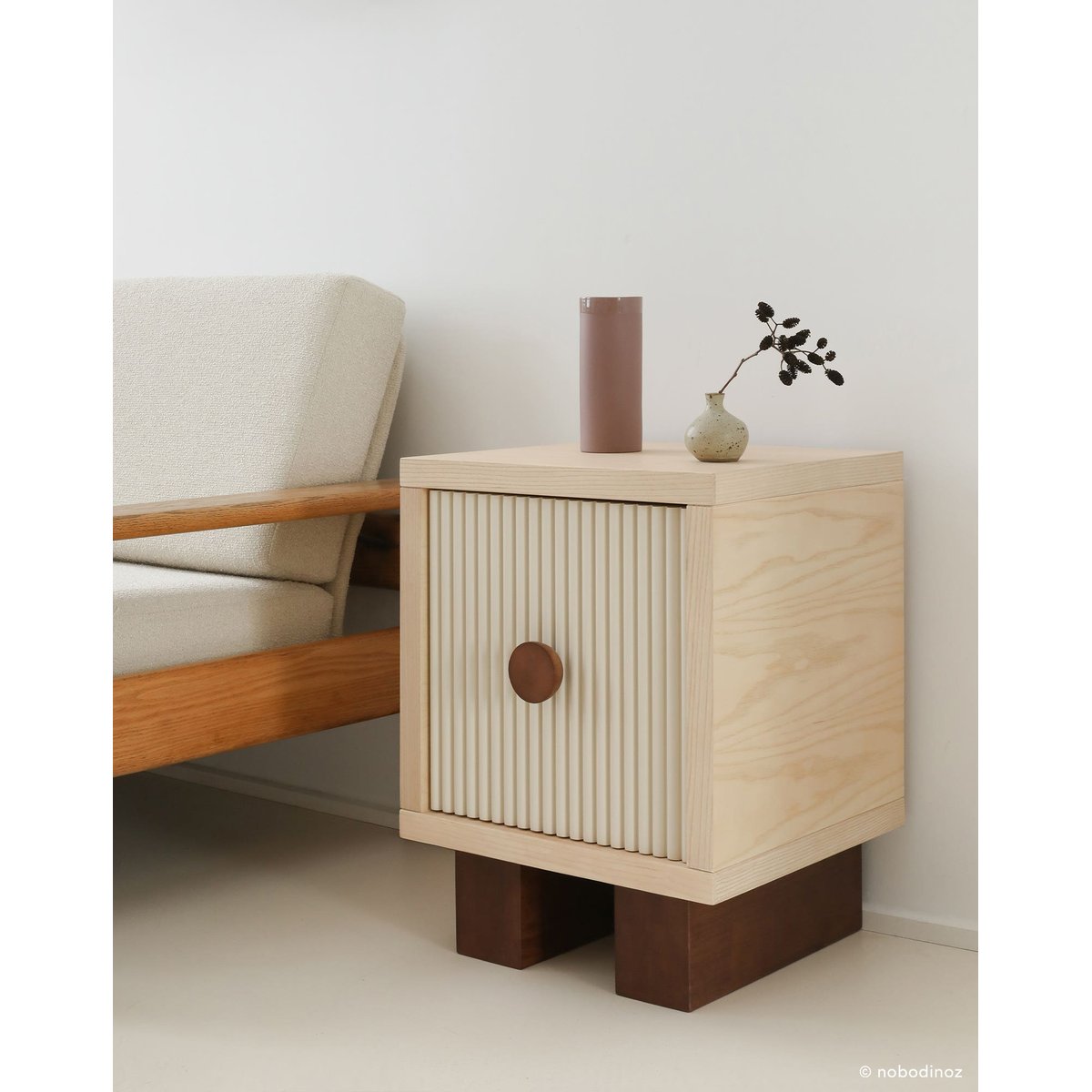 Table de nuit Heju x Nobodinoz wood, NOBODINOZ
