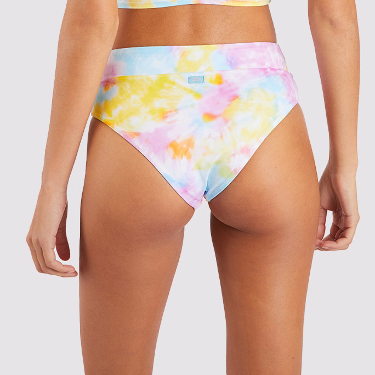 Bas de maillot taille haute Manha - COLORDYE multicolore, BANANA MOON