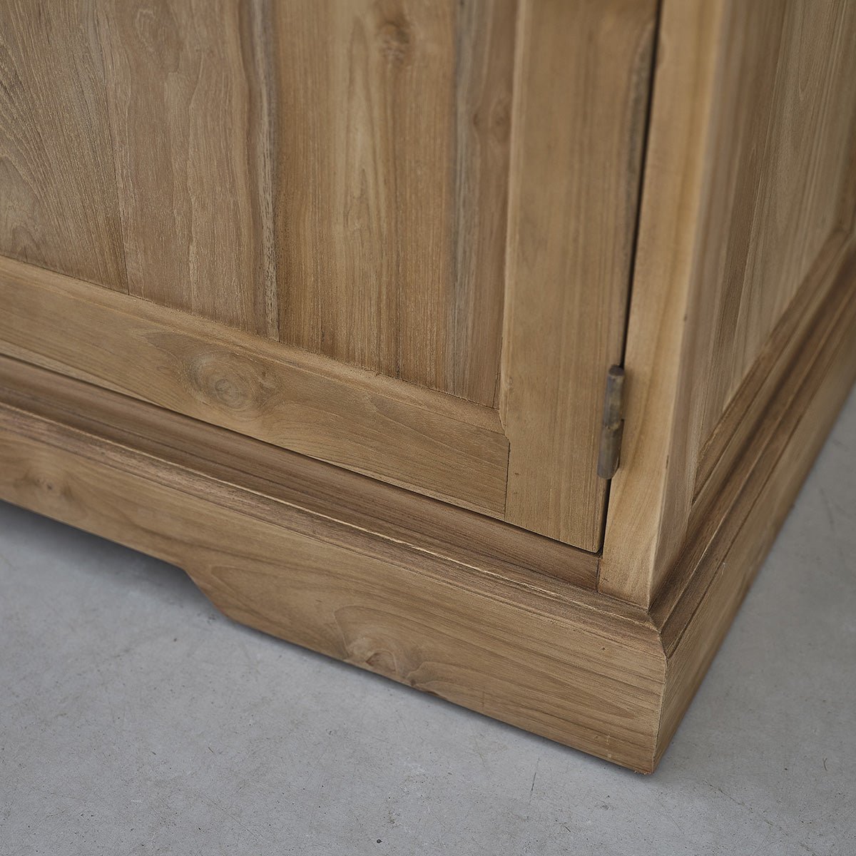 Buffet en teck massif 120 cm 2 portes 2 tiroirs  BOSTON naturel, BERAH GETAH