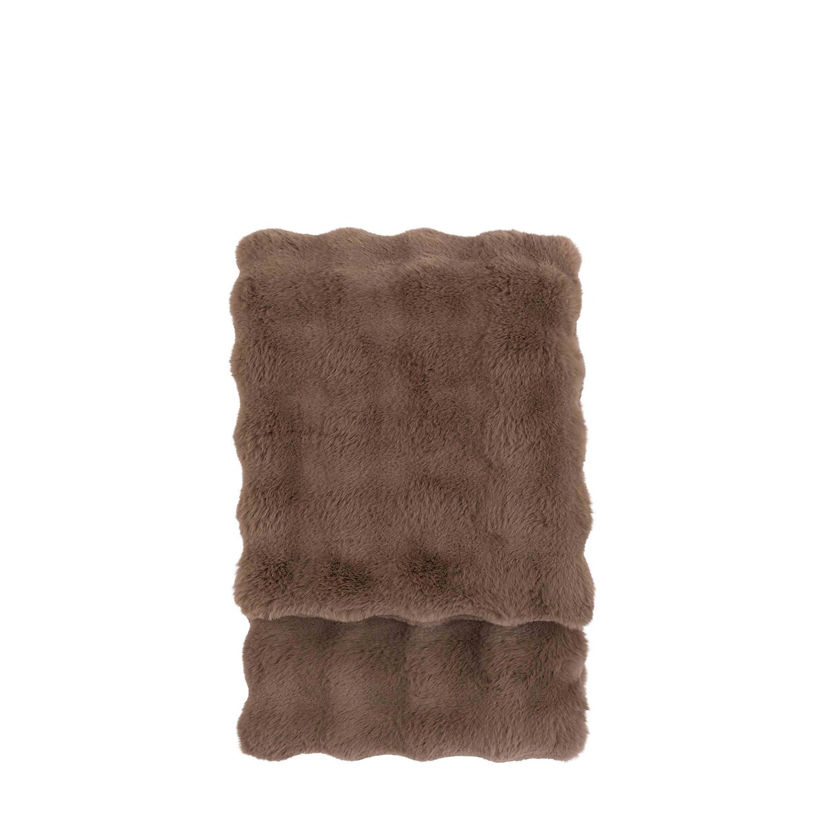 Marshmallow Rabbit Faux Fur Throw mocha, ÉDITÉ