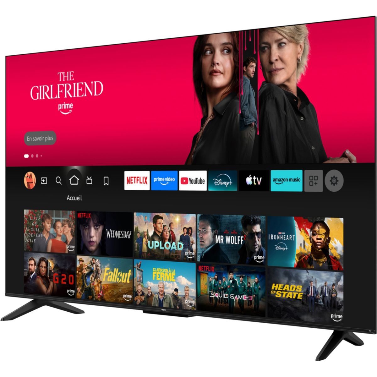 TV LED 50V6D (2026) 50" (127 cm) couleur unique, TCL