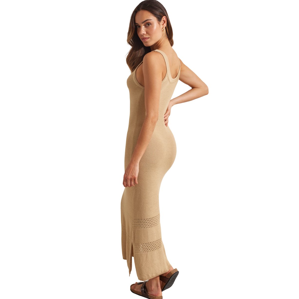 Robe longue estivale COMPLEMENTOS beige, SELMARK MARE