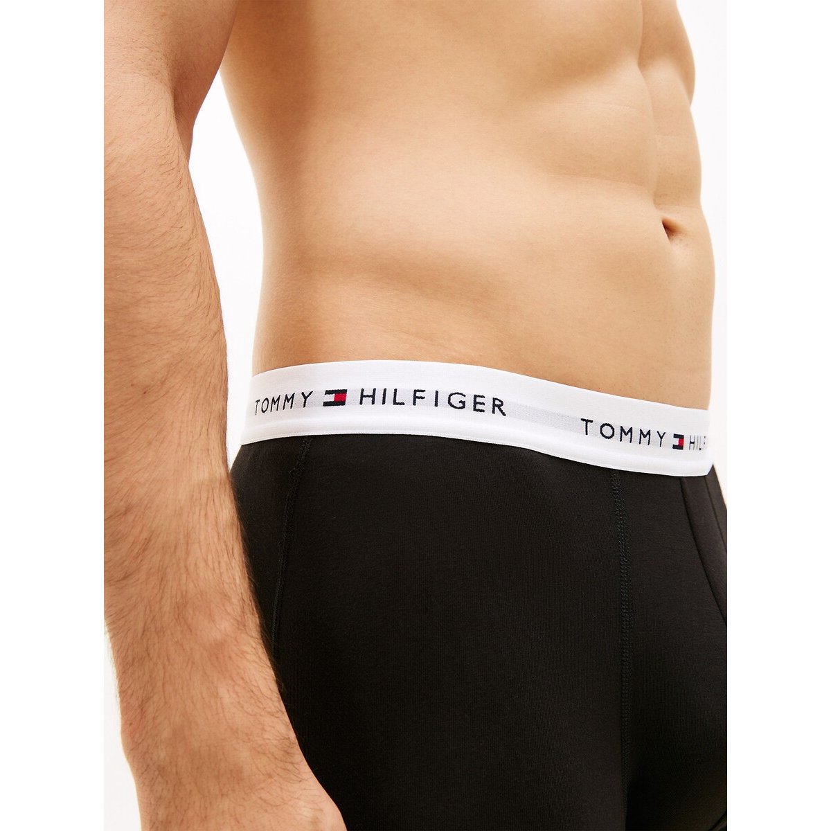 Set van 7 boxershorts, Signature Cotton Essential zwart, TOMMY HILFIGER
