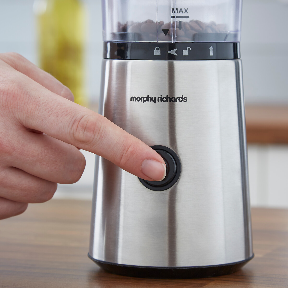 Stainless Steel Coffee Grinder - 210252 stainless steel, MORPHY RICHARDS