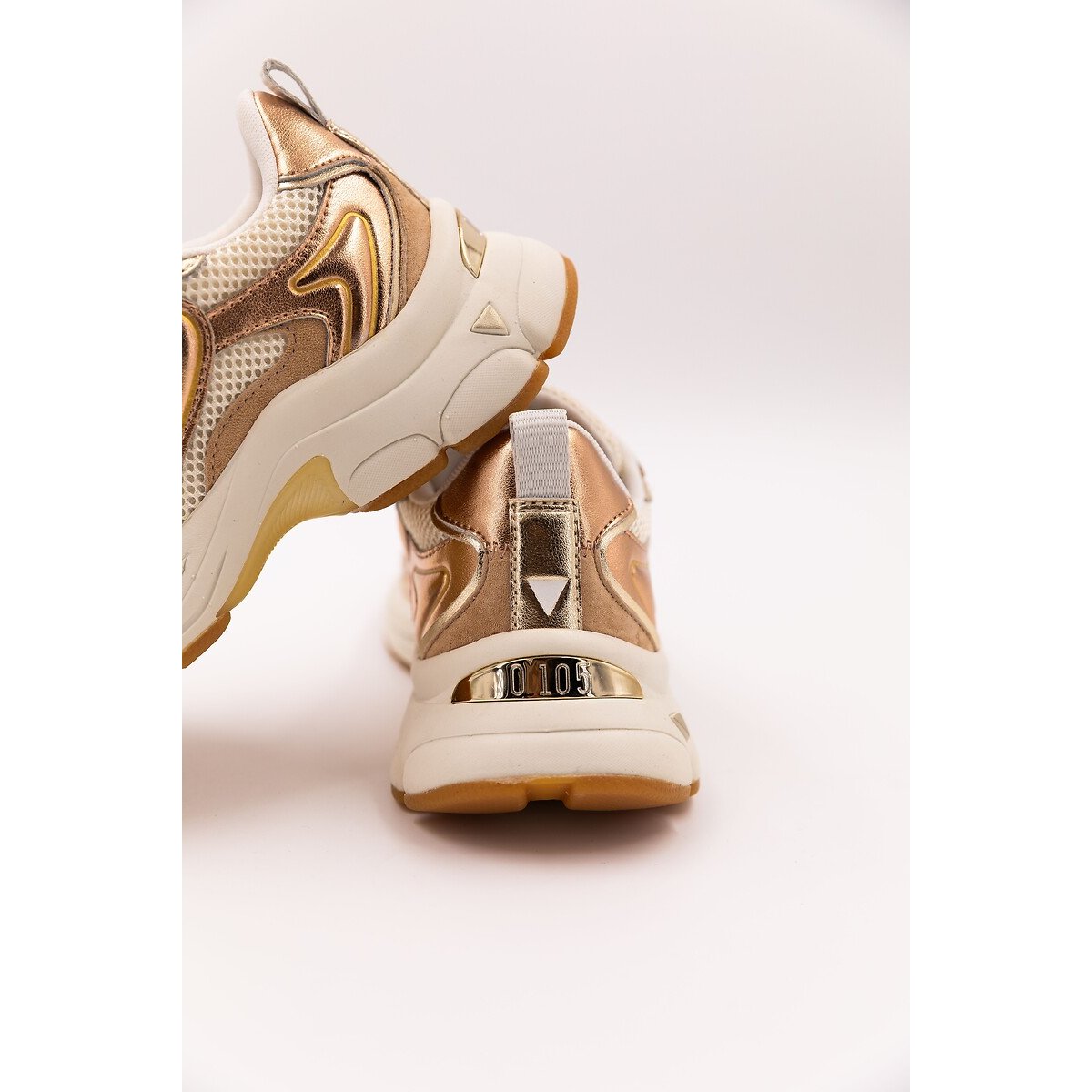 Spider Mixed Material Trainers copper, ZERO 105