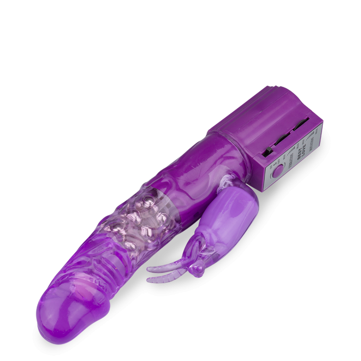 Vibromasseur vibro rabbit rotatif gros diamètre violet, LOVE AND VIBES