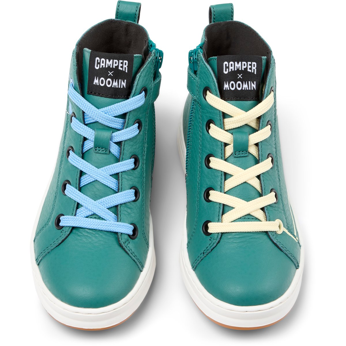 Baskets Cuir BY MOOMIN vert moyen, CAMPER
