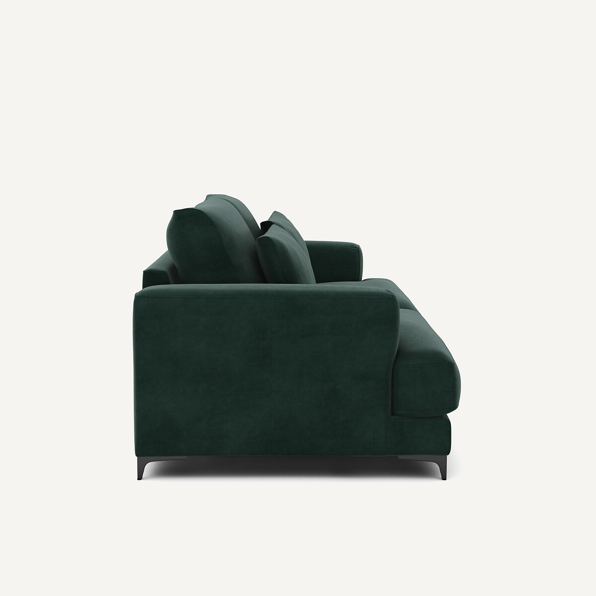 Divano letto 3P velluto, Marsile verde zar , AM.PM